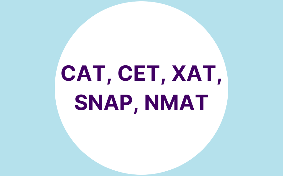 CAT, CET, XAT, SNAP, NMAT